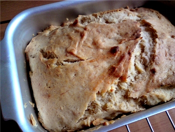 Apple, Cinnamon and Banana Loaf Fresh from the Oven