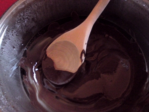 Melting Chocolate in a Bowl
